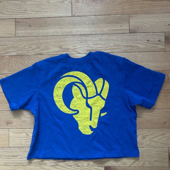 Junk Food brand L.A.Rams cropped tee NEW! - Picture 3 of 3